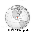 Outline Map of the Area around 25° 22' 6" N, 88° 19' 29" W, rectangular outline