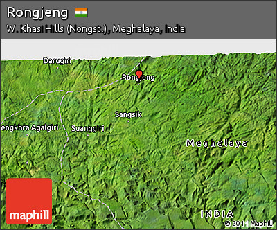 Satellite 3D Map of Rongjeng