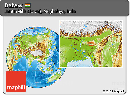 Physical Location Map of Bataw