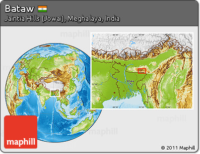 Physical Location Map of Bataw