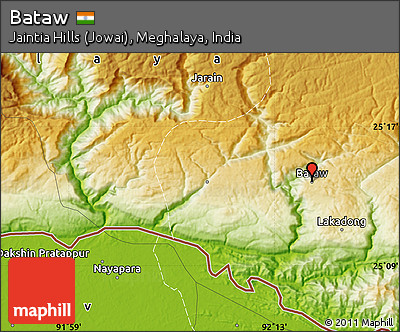 Physical Map of Bataw