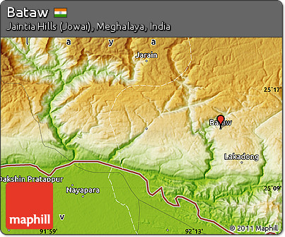 Physical Map of Bataw
