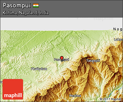 Physical 3D Map of Pasompui