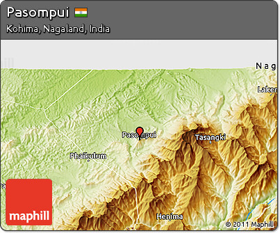 Physical 3D Map of Pasompui