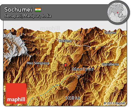 Physical 3D Map of Sochumei
