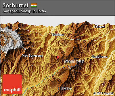 Physical 3D Map of Sochumei