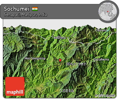 Satellite 3D Map of Sochumei