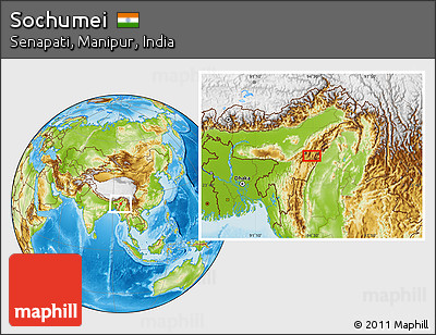 Physical Location Map of Sochumei