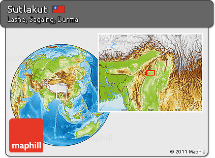 Physical Location Map of Sutlakut