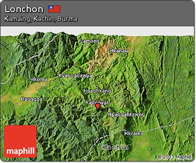 Satellite 3D Map of Lonchon