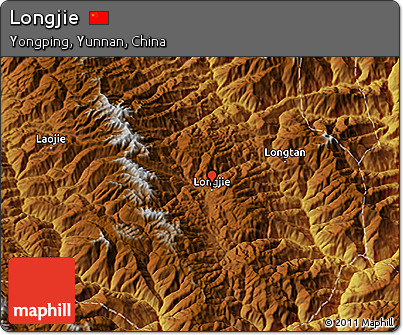 Physical 3D Map of Longjie
