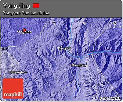 Political Map of Yongding