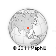 Outline Map of the Area around 25° 51' 37" N, 104° 37' 30" E, rectangular outline