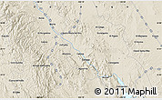 Shaded Relief Map of the area around 25° 51' 37" N, 105° 19' 29" W