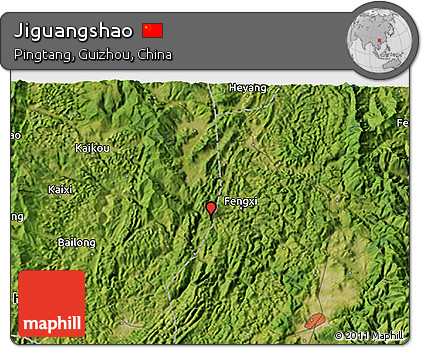 Satellite 3D Map of Jiguangshao