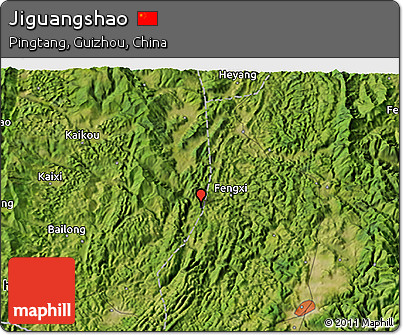 Satellite 3D Map of Jiguangshao
