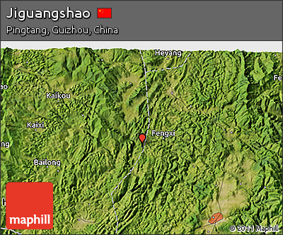 Satellite 3D Map of Jiguangshao