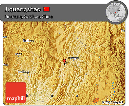 Physical Map of Jiguangshao