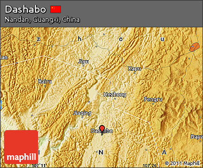 Physical Map of Dashabo
