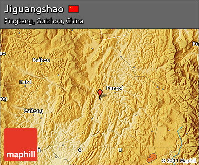 Physical Map of Jiguangshao