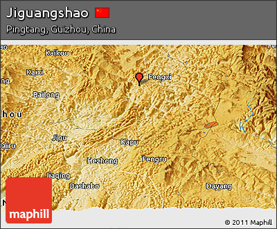 Physical Panoramic Map of Jiguangshao