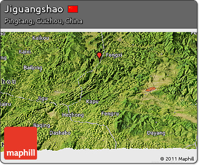 Satellite Panoramic Map of Jiguangshao