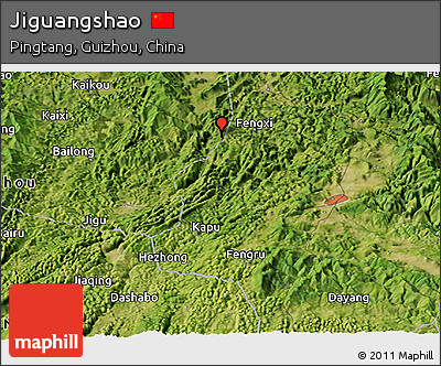 Satellite Panoramic Map of Jiguangshao