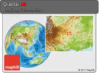 Physical Location Map of Qiaolai