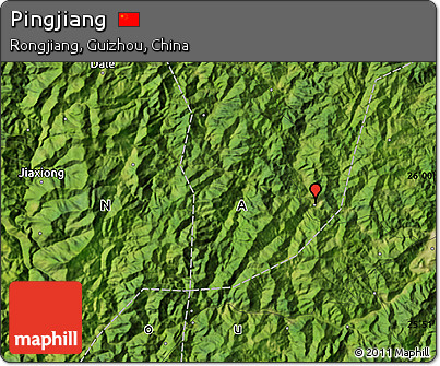 Satellite Map of Pingjiang