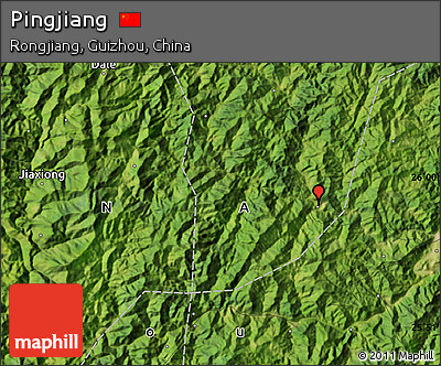 Satellite Map of Pingjiang
