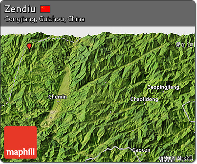 Satellite 3D Map of Zendiu