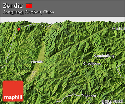 Satellite 3D Map of Zendiu