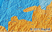 Political Map of the area around 25° 51' 37" N, 108° 52' 30" E