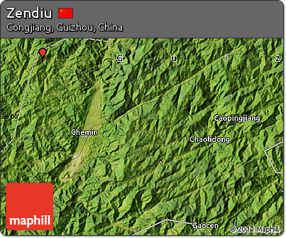 Satellite Map of Zendiu