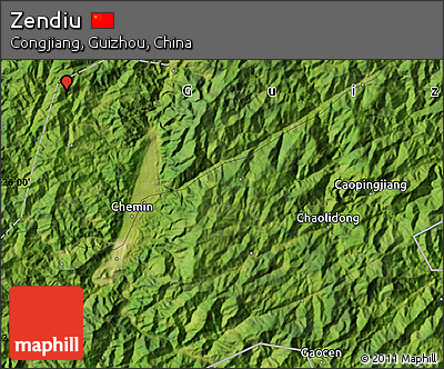 Satellite Map of Zendiu