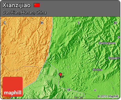 Political Map of Xianzijiao