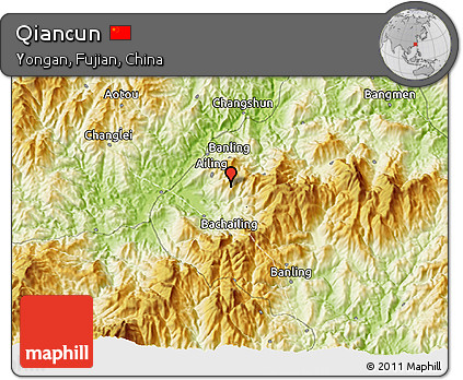 Physical 3D Map of Qiancun