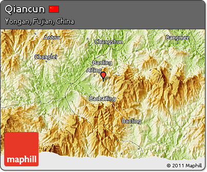 Physical 3D Map of Qiancun