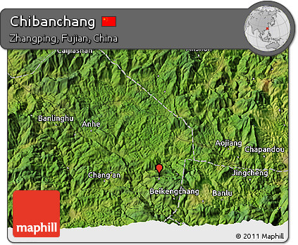Satellite 3D Map of Chibanchang