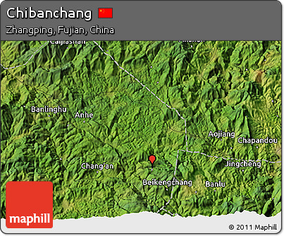 Satellite 3D Map of Chibanchang