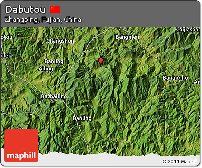 Satellite 3D Map of Dabutou