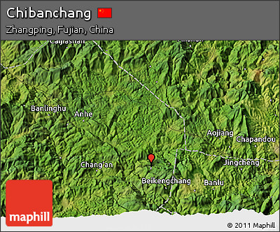 Satellite 3D Map of Chibanchang
