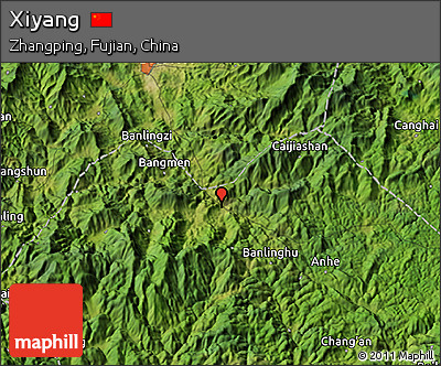 Satellite 3D Map of Xiyang