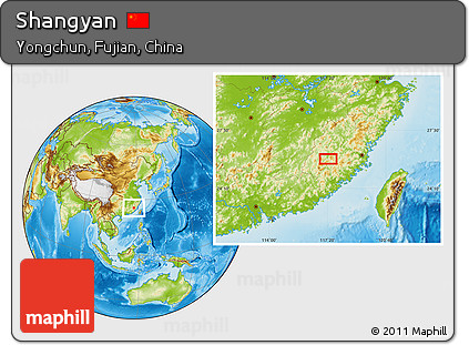 Physical Location Map of Shangyan