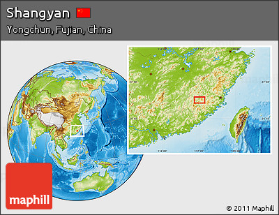Physical Location Map of Shangyan