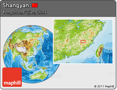 Physical Location Map of Shangyan