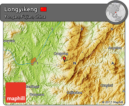 Physical Map of Longyikeng
