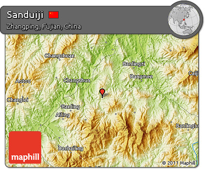 Physical Map of Sanduiji