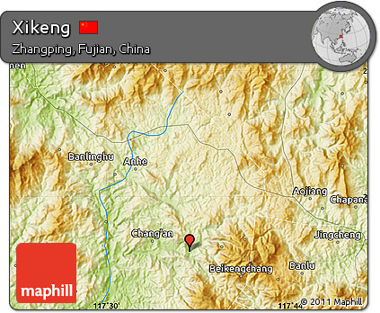 Physical Map of Xikeng
