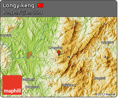 Physical Map of Longyikeng